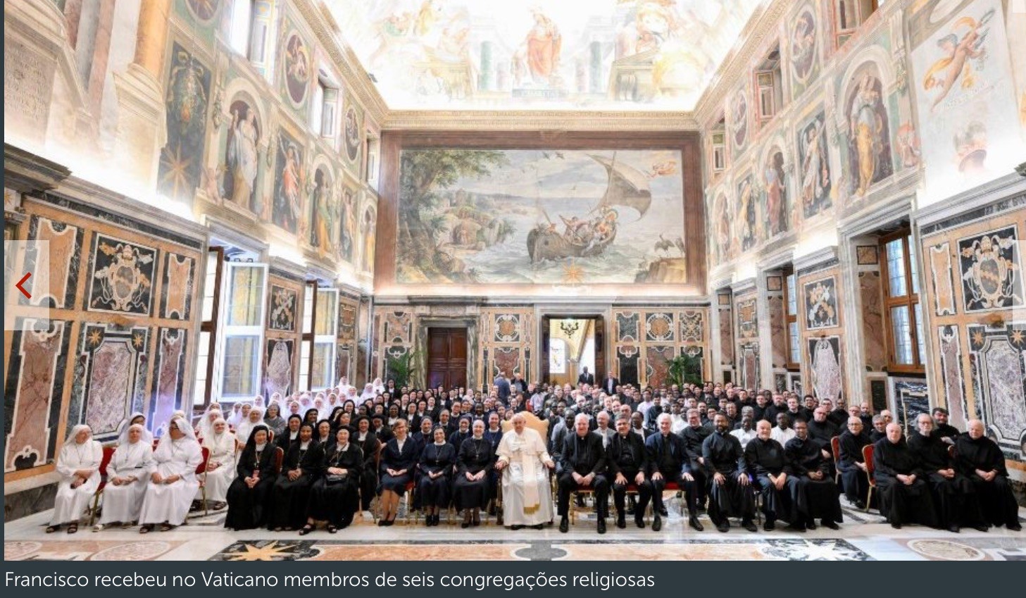La audiencia papal inspira a la delegación del Capítulo General
